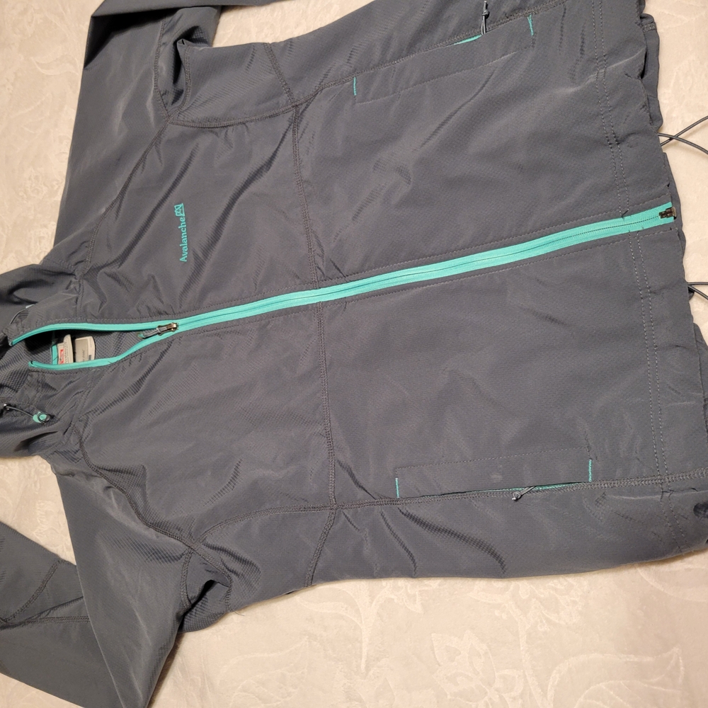 Avalanche Weather Shield Light Winter Coat Jacket - Size Large Grey